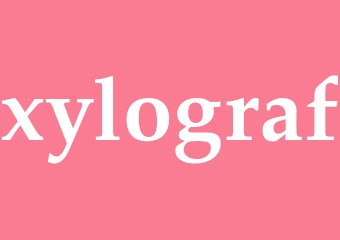 Synonym xylograf