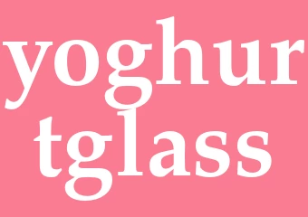 Synonym yoghurtglass