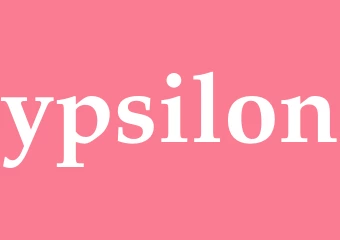 Synonym ypsilon