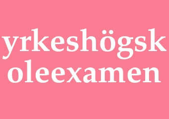 Synonym yrkeshögskoleexamen
