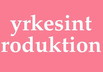 Synonym yrkesintroduktion