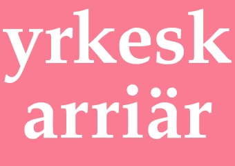 Synonym yrkeskarriär
