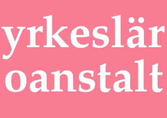 Synonym yrkesläroanstalt