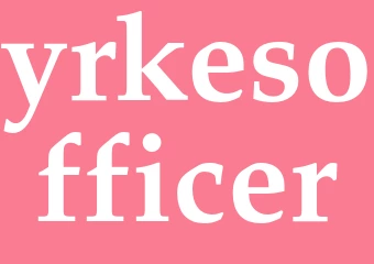 Synonym yrkesofficer