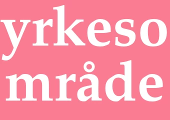 Synonym yrkesområde