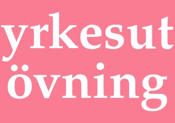 Synonym yrkesutövning