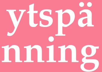 Synonym ytspänning