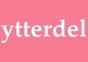 Synonym ytterdel