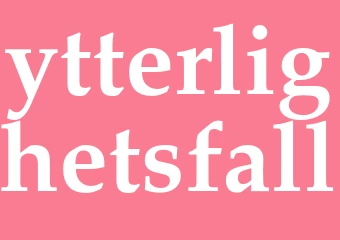 Synonym ytterlighetsfall