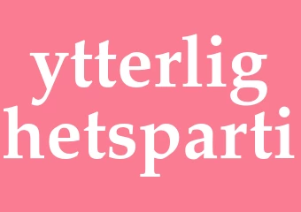 Synonym ytterlighetsparti