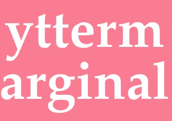 Synonym yttermarginal