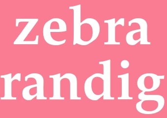 Synonym zebrarandig