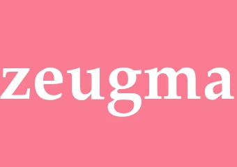 Synonym zeugma