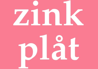 Synonym zinkplåt