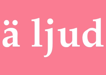 Synonym ä-ljud
