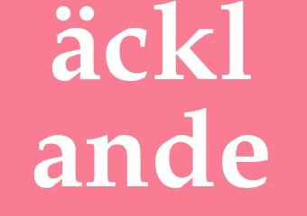 Synonym äcklande