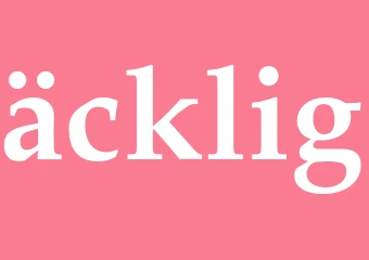 Synonym äcklig