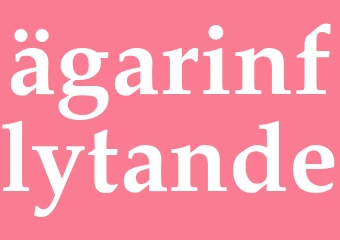 Synonym ägarinflytande