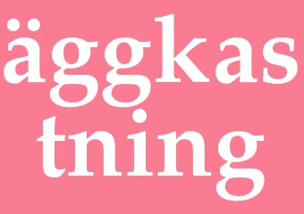 Synonym äggkastning