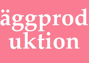 Synonym äggproduktion