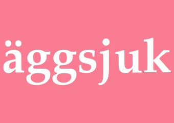 Synonym äggsjuk