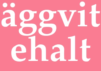Synonym äggvitehalt