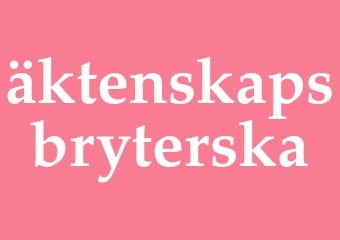 Synonym äktenskapsbryterska