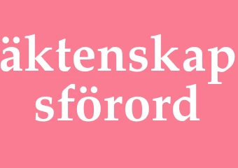 Synonym äktenskapsförord