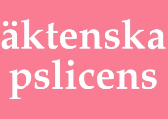 Synonym äktenskapslicens