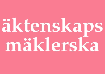 Synonym äktenskapsmäklerska