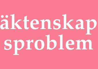 Synonym äktenskapsproblem