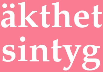 Synonym äkthetsintyg