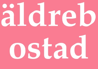 Synonym äldrebostad