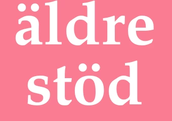 Synonym äldrestöd