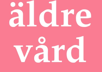 Synonym äldrevård