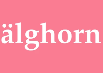 Synonym älghorn