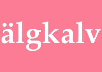 Synonym älgkalv