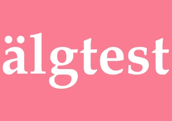 Synonym älgtest
