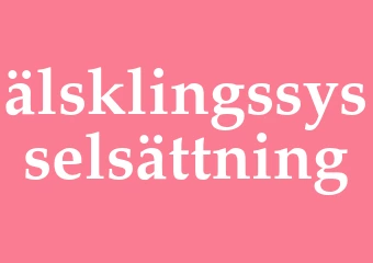 Synonym älsklingssysselsättning