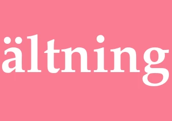 Synonym ältning