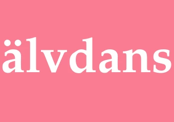 Synonym älvdans
