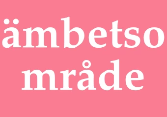 Synonym ämbetsområde