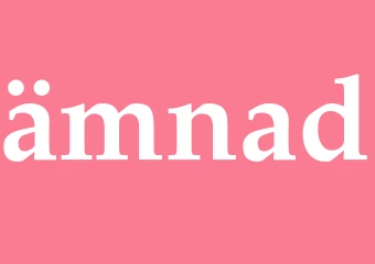 Synonym ämnad