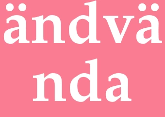 Synonym ändvända