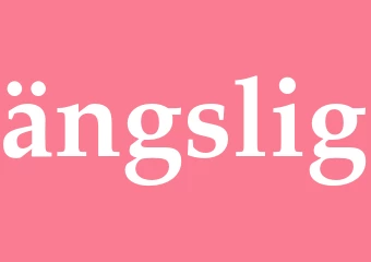 Synonym ängslig