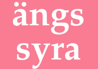 Synonym ängssyra