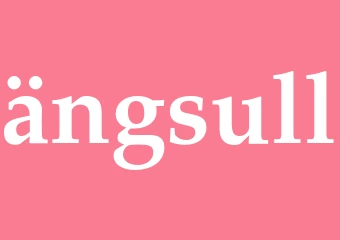 Synonym ängsull