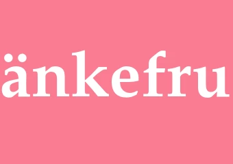Synonym änkefru