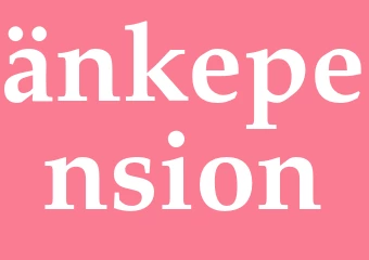 Synonym änkepension