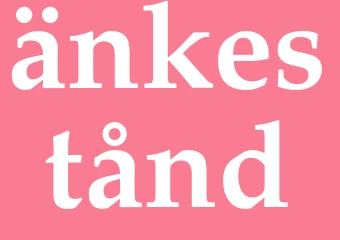 Synonym änkestånd